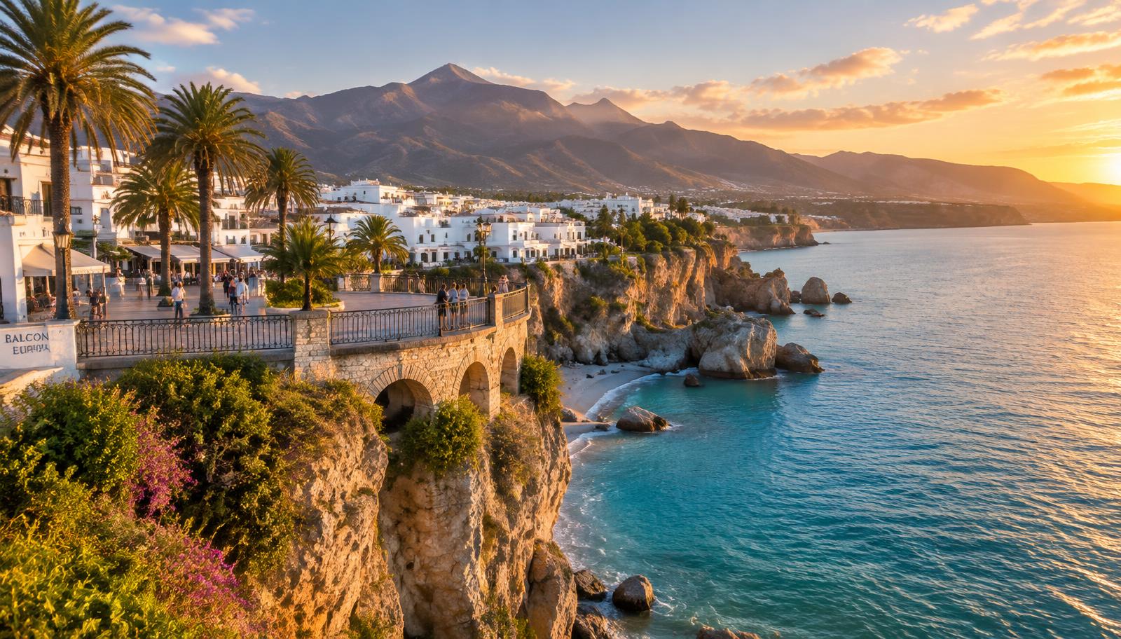 Nerja coastline at the Balcon de Europa